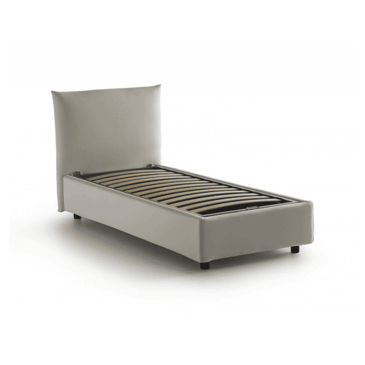 Cama de solteiro de tecido Cama de solteiro de tecido