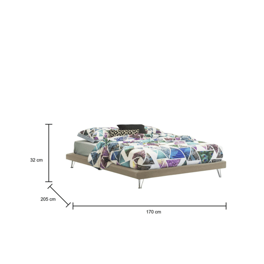 Cama de casal de tecido Cama de casal de tecido
