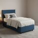 Cama de solteiro de tecido Cama de solteiro de tecido Azul