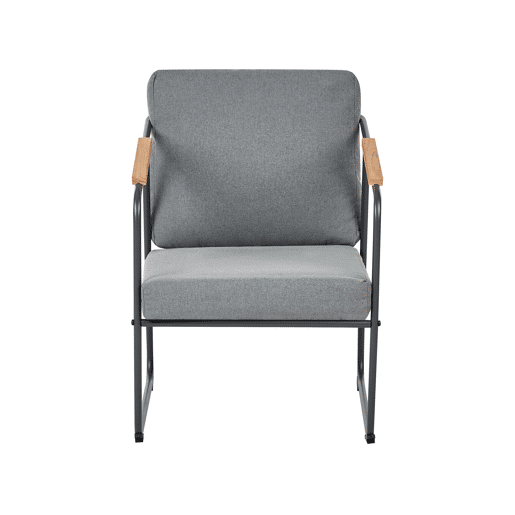 Beliani Conjunto lounge Aço VEZZANA