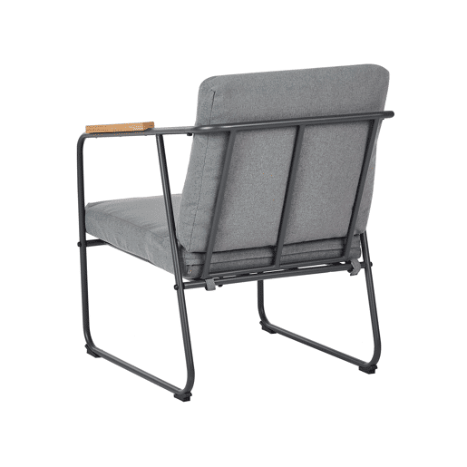 Beliani Conjunto lounge Aço VEZZANA