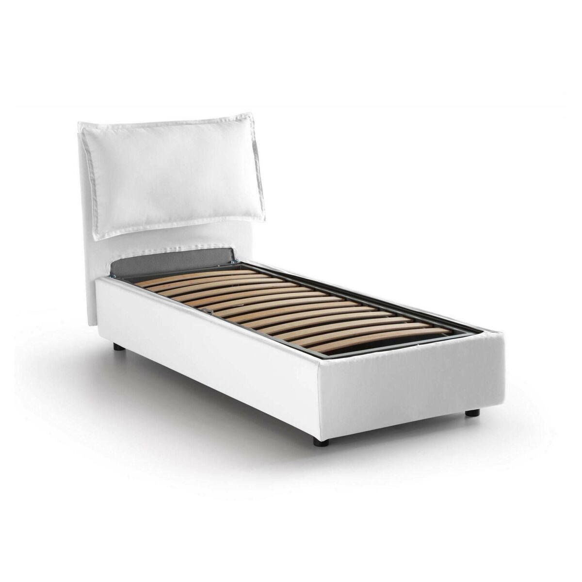 Cama de solteiro de tecido