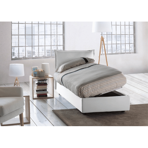 Cama de solteiro de tecido