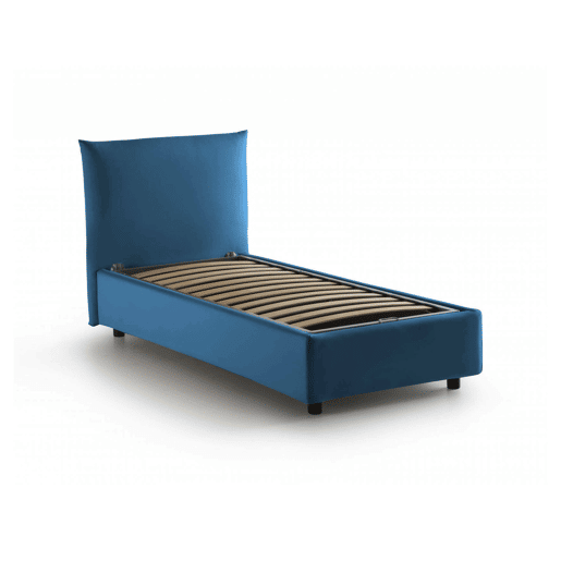 Cama de solteiro de tecido Cama de solteiro de tecido
