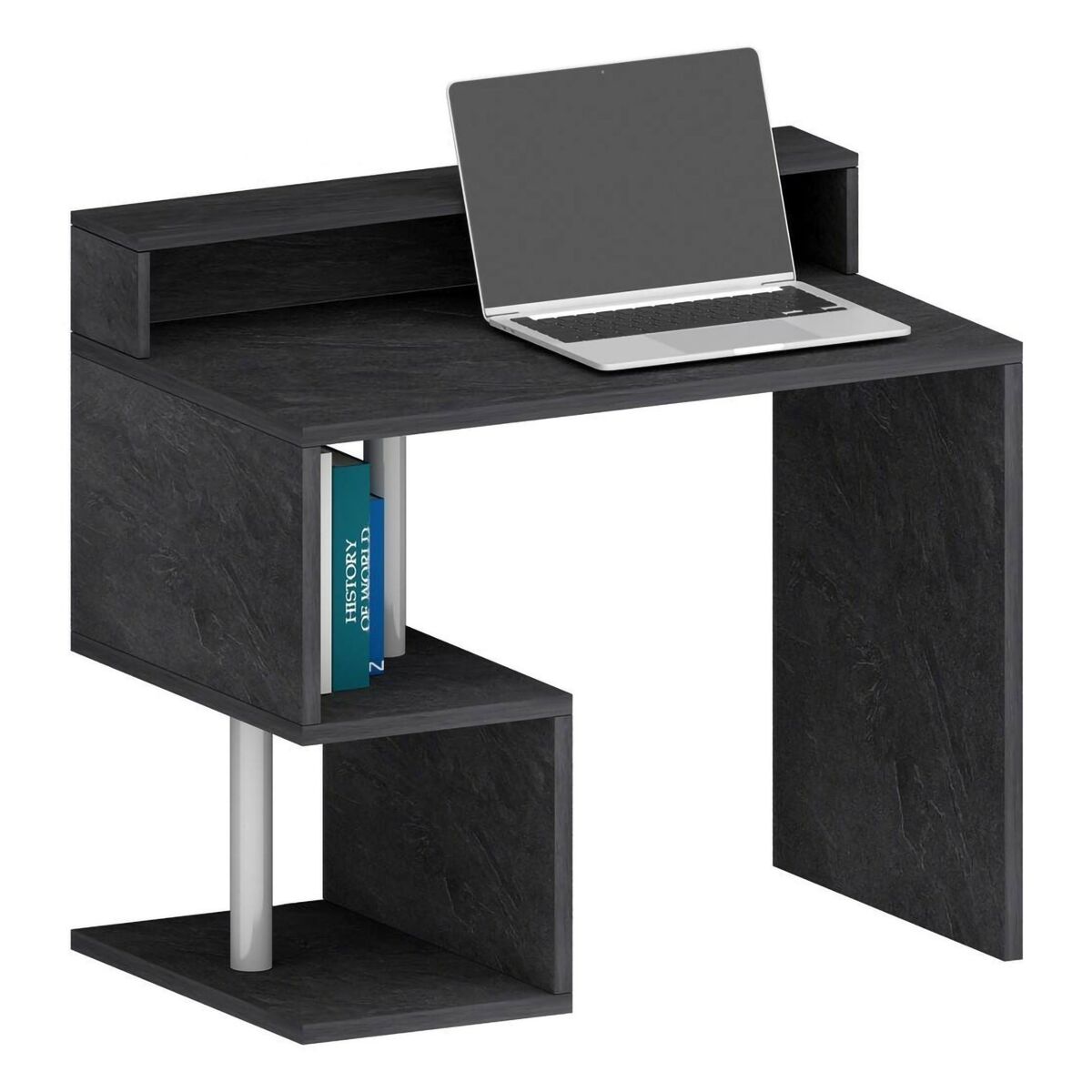 Mesa com efeito de madeira 100x50 Gris