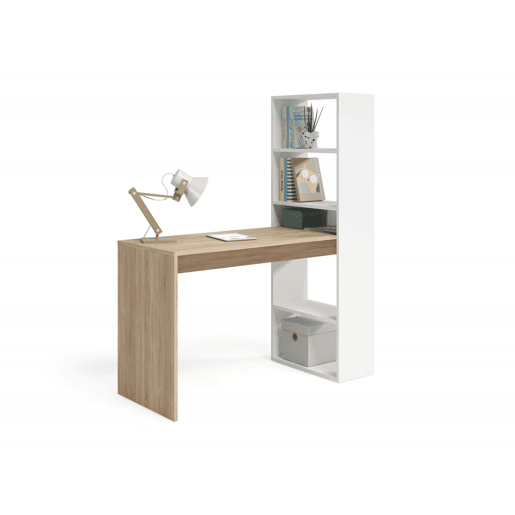 Mesa com efeito de madeira
