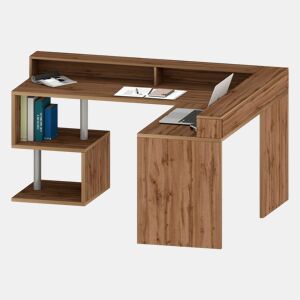 Mesa com efeito de madeira