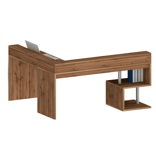 Mesa com efeito de madeira