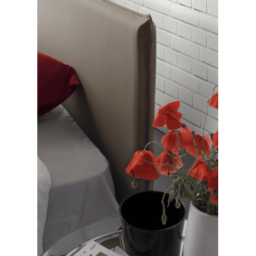 Cama de solteiro de tecido