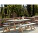 Beliani Conjunto de comedor TONNARE Beliani Conjunto de comedor TONNARE Gris
