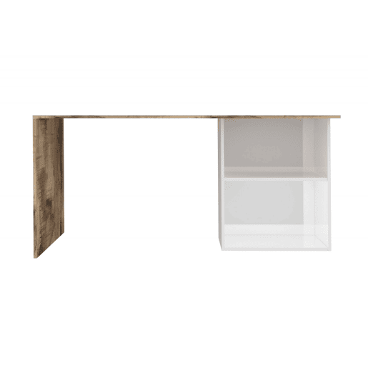 Mesa com efeito de madeira