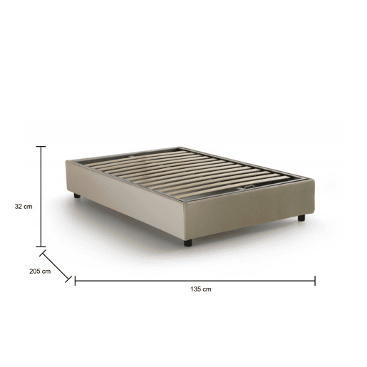 Cama quadrada e meia de tecido Cama quadrada e meia de tecido