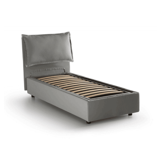 Cama de solteiro de tecido