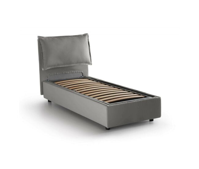 Cama de solteiro de tecido