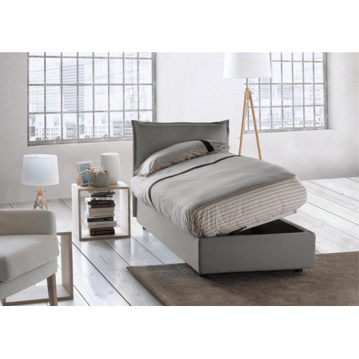 Cama de solteiro de tecido
