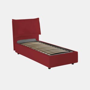Cama de solteiro de tecido