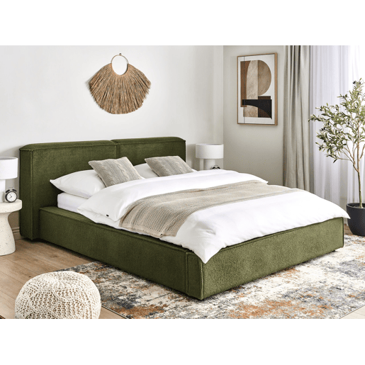 Beliani Cama Bouclé LINARDS Beliani Cama Bouclé LINARDS