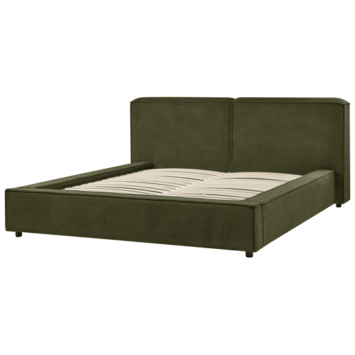Beliani Cama Bouclé LINARDS Beliani Cama Bouclé LINARDS