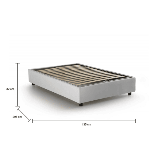 Cama quadrada e meia de tecido Cama quadrada e meia de tecido