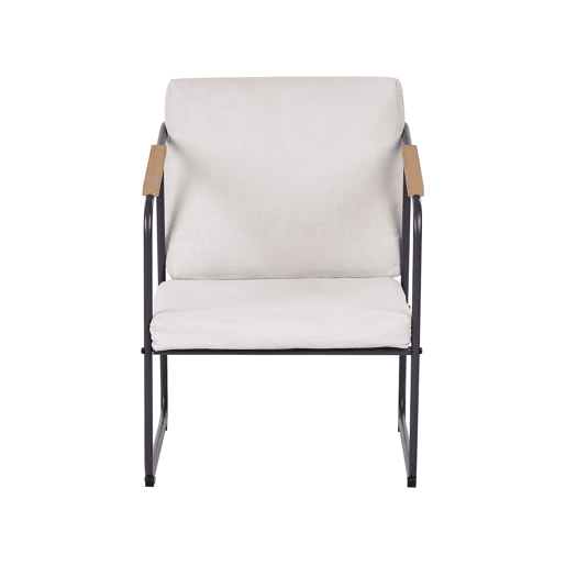 Beliani Conjunto lounge Aço VEZZANA Beliani Conjunto lounge Aço VEZZANA
