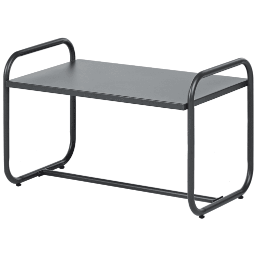 Beliani Conjunto lounge Aço VEZZANA Beliani Conjunto lounge Aço VEZZANA