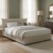 Cama de casal de tecido 175x205 Cama de casal de tecido 175x205 Blanco