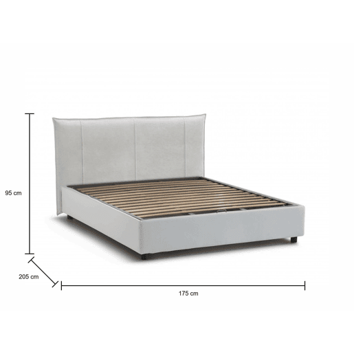 Cama de casal de tecido Cama de casal de tecido