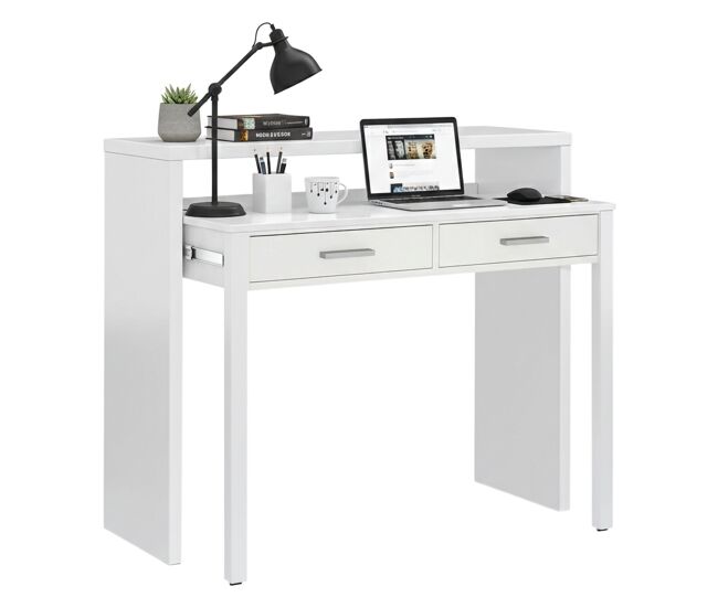 Mesa com efeito de madeira