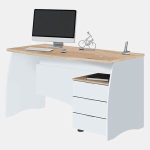 Mesa com efeito de madeira