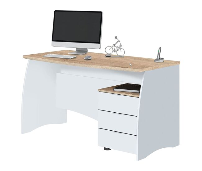 Mesa com efeito de madeira
