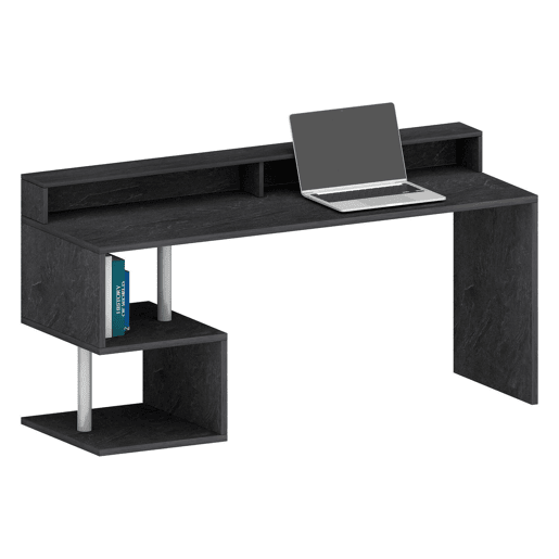 Mesa com efeito de madeira