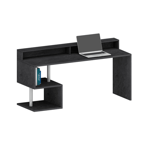 Mesa com efeito de madeira