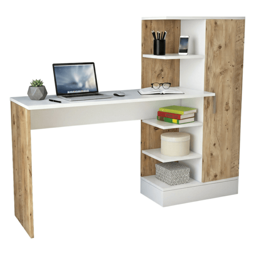 Mesa com efeito de madeira