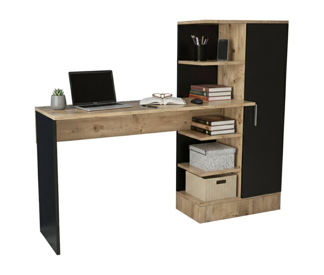 Mesa com efeito de madeira
