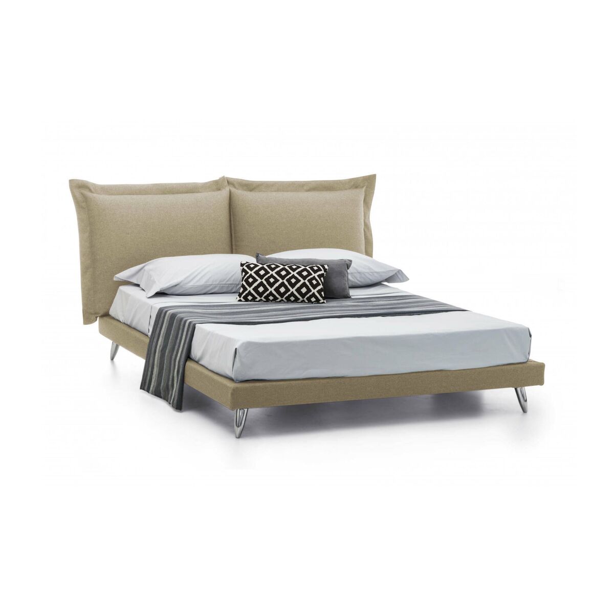 Cama de casal de tecido
