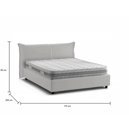 Cama de casal de tecido Cama de casal de tecido