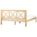 Beliani Cama Madera de pino TANNAY 169x208 Beliani Cama Madera de pino TANNAY 169x208 Madera Clara