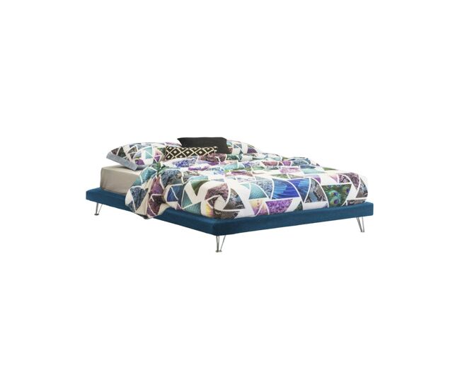 Cama de casal de tecido