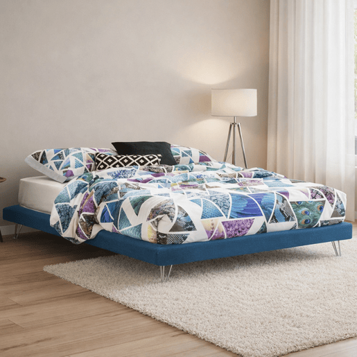 Cama de casal de tecido