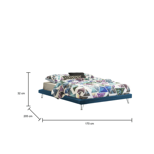 Cama de casal de tecido