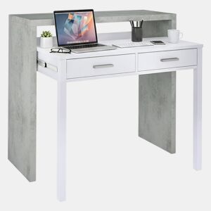 Mesa com efeito de madeira