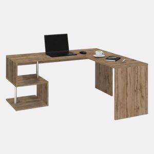 Mesa com efeito de madeira