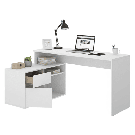 Mesa com efeito de madeira