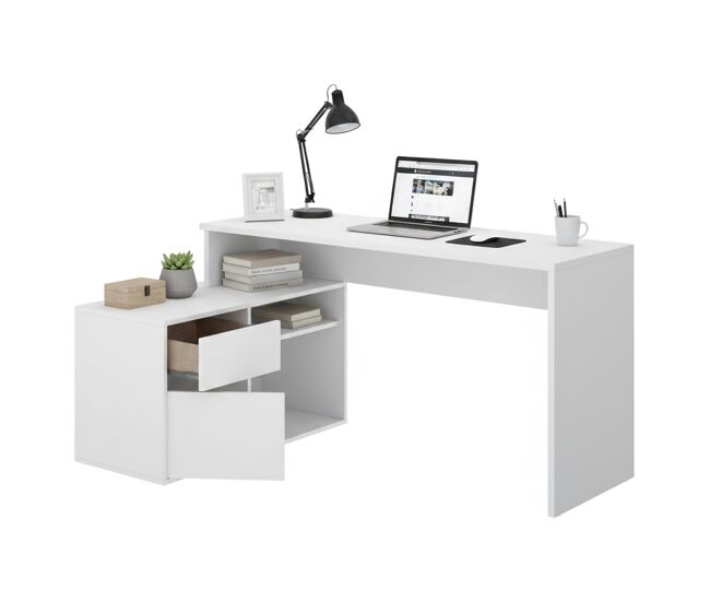 Mesa com efeito de madeira