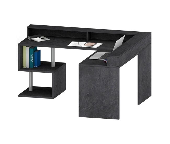 Mesa com efeito de madeira