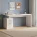 Mesa com efeito de madeira 160x60 Mesa com efeito de madeira 160x60 Blanco