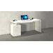 Mesa com efeito de madeira 160x60 Mesa com efeito de madeira 160x60 Blanco