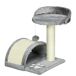 Árbol para Gato Aglomerado de Madera, Sisal PawHut Árbol para Gato Aglomerado de Madera, Sisal PawHut Gris