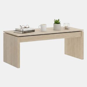 Mesa de centro com efeito madeira