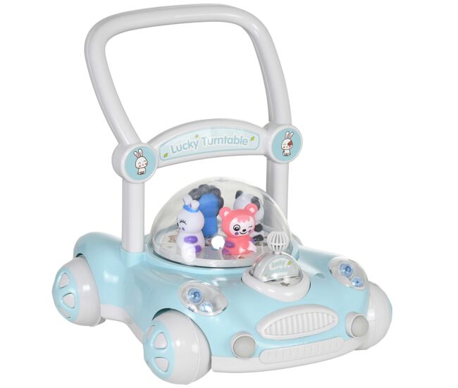 Aiyaplay andador para bebés de 1-3 años tacatá para bebés con altura ajustable música ruedas antideslizantes luces manillar desmontable carga 25 kg